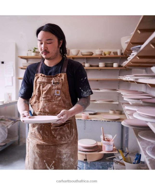 Men Black 6D80X12 Carhartt Firm Duck Apron