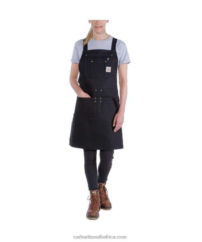 Men Black 6D80X12 Carhartt Firm Duck Apron