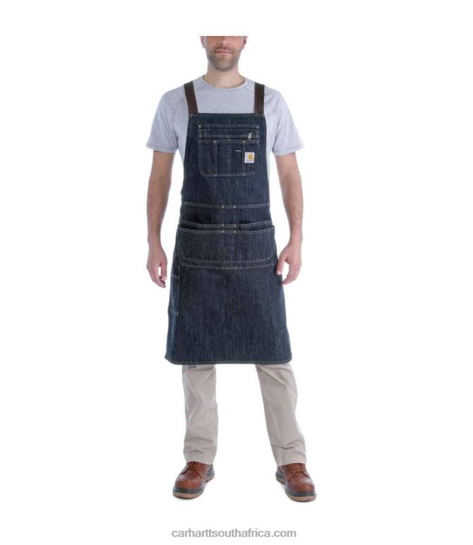 Men Dark Blue Ridge 6D80X153 Carhartt Denim Apron