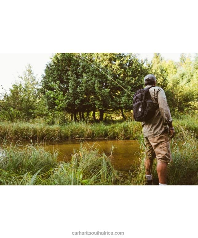 Men Black 6D80X1 Carhartt 27L Single-Compartment Backpack