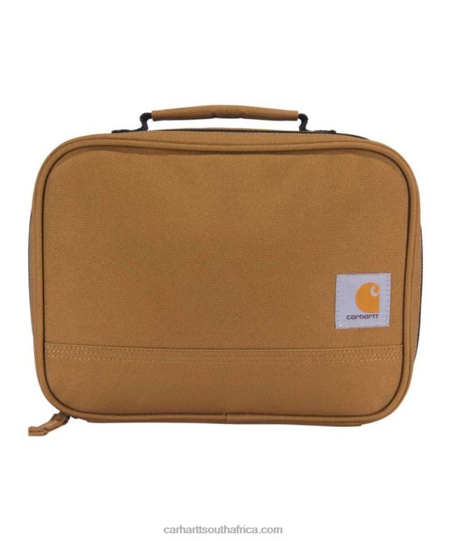 Men Black 6D80X3 Carhartt Insulated 4 Can Lunch Cooler