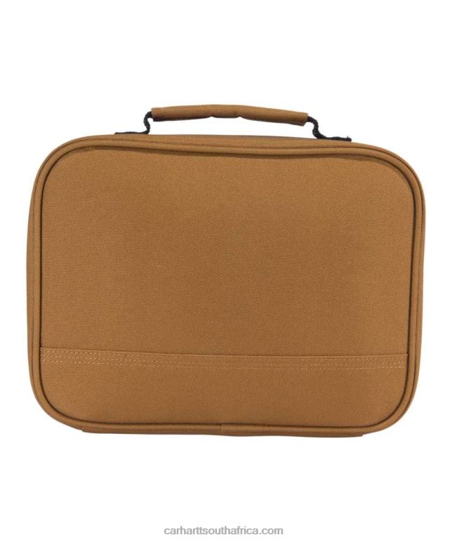 Men Black 6D80X3 Carhartt Insulated 4 Can Lunch Cooler