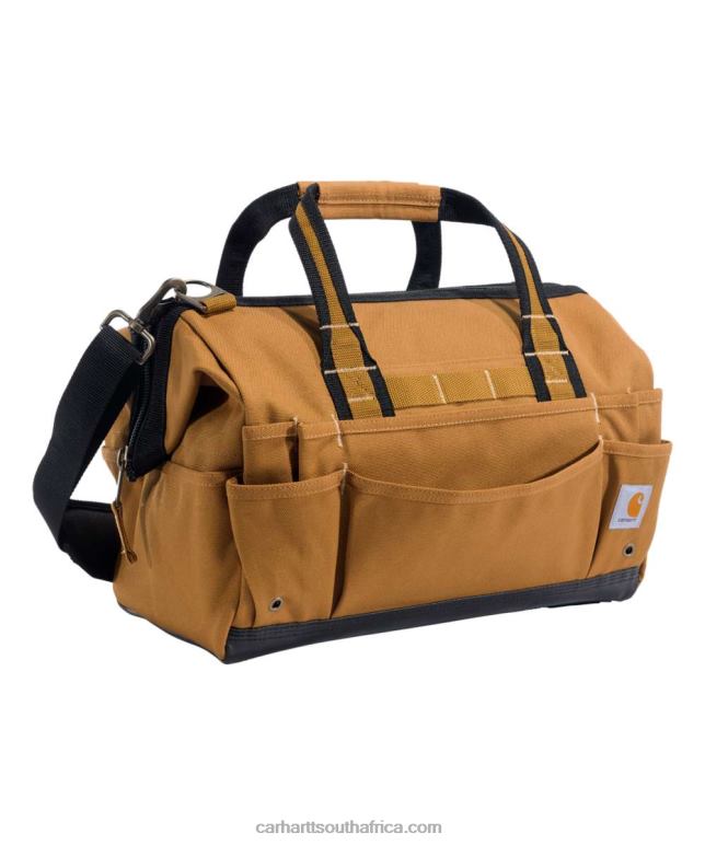 Men Black 6D80X6 Carhartt 16-Inch 30 Pocket Heavyweight Tool Bag