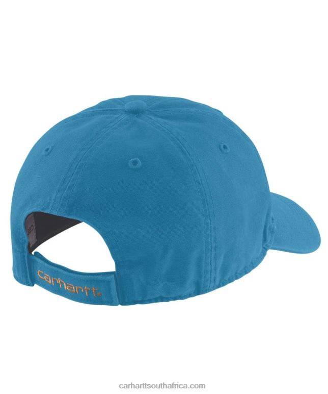 Men Alpine Blue 6D80X83 Carhartt Canvas Cap
