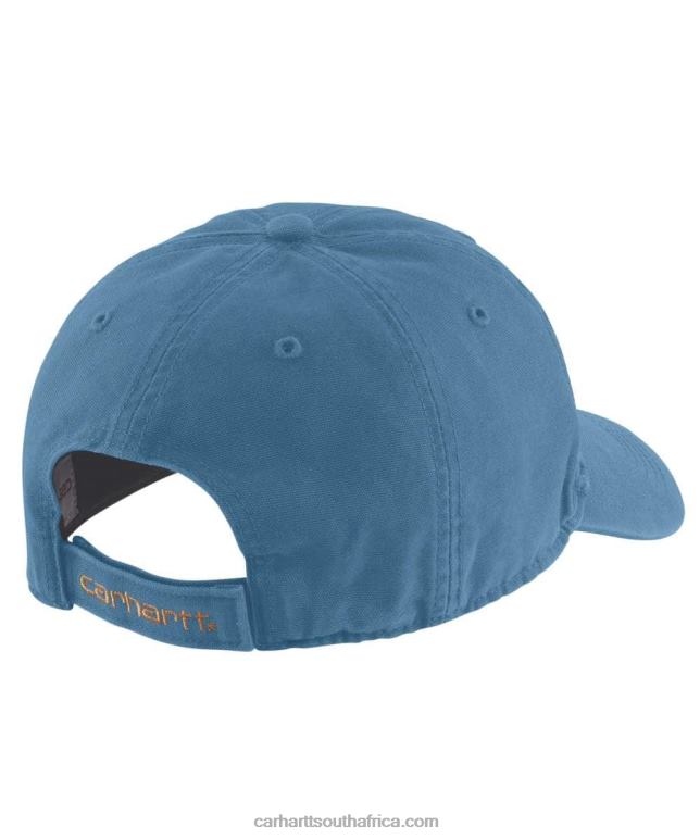 Men Alpine Blue 6D80X83 Carhartt Canvas Cap