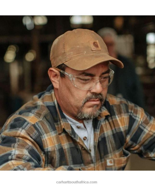 Men Alpine Blue 6D80X83 Carhartt Canvas Cap