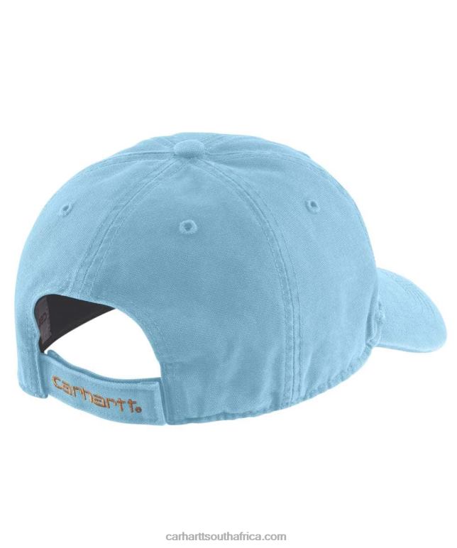 Men Alpine Blue 6D80X83 Carhartt Canvas Cap