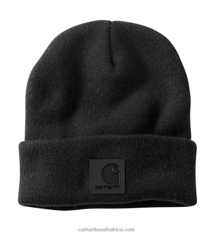 Men Black 6D80X94 Carhartt Knit Beanie
