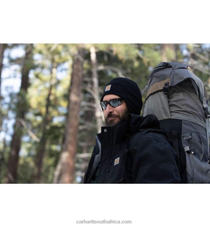 Men Heather Grey/Coal Heather 6D80X82 Carhartt Knit Beanie