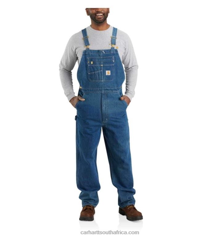 Men Darkstone 6D80X73 Carhartt Loose Fit Denim Bib Overall