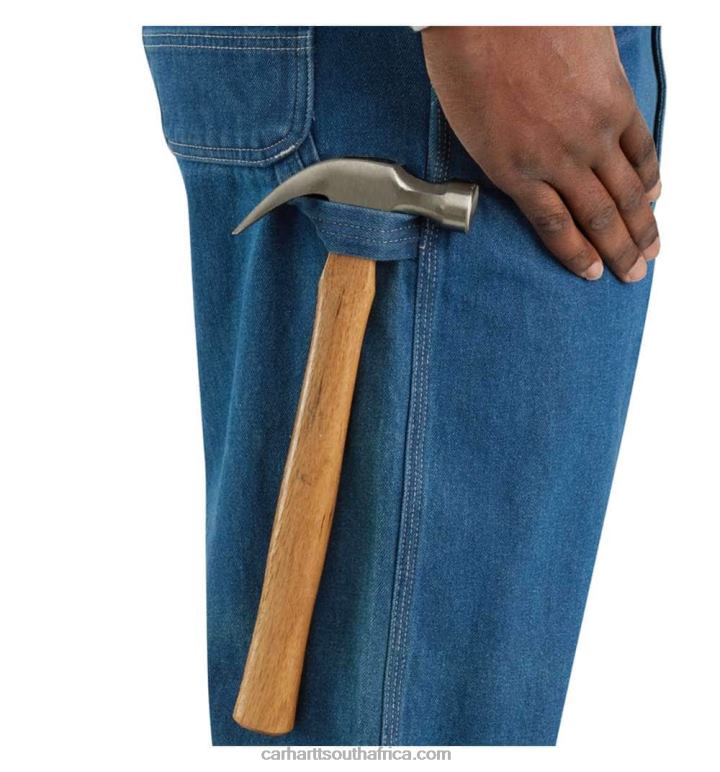 Men Darkstone 6D80X73 Carhartt Loose Fit Denim Bib Overall