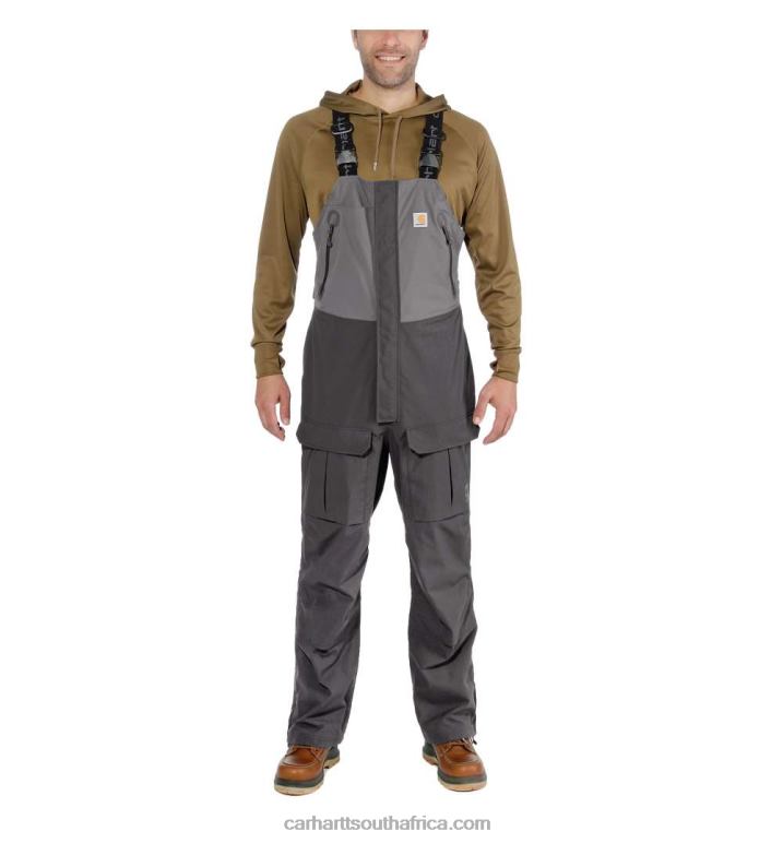Men Gravel/Shadow 6D80X78 Carhartt Angler Bib