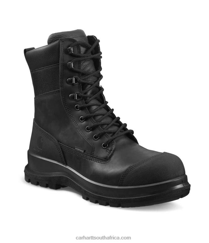 Men Black 6D80X162 Carhartt Detroit Rugged Flex Waterproof S3 8 Inch Safety Boot