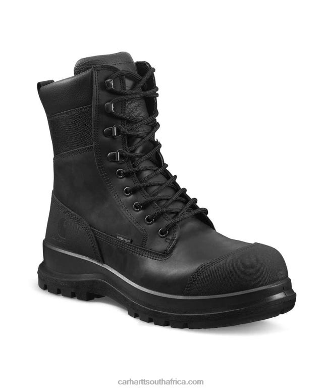 Men Black 6D80X162 Carhartt Detroit Rugged Flex Waterproof S3 8 Inch Safety Boot