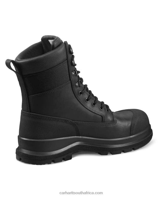 Men Black 6D80X162 Carhartt Detroit Rugged Flex Waterproof S3 8 Inch Safety Boot
