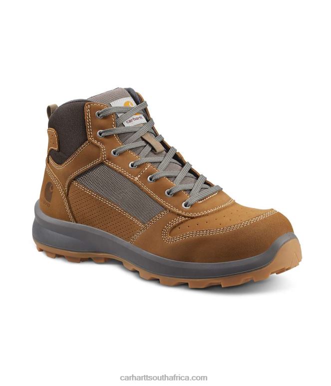 Men Black 6D80X165 Carhartt Michigan Rugged Flex S1P Midcut Safety Boot