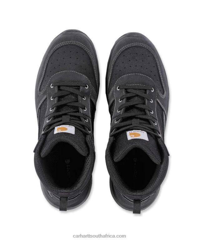 Men Black 6D80X165 Carhartt Michigan Rugged Flex S1P Midcut Safety Boot