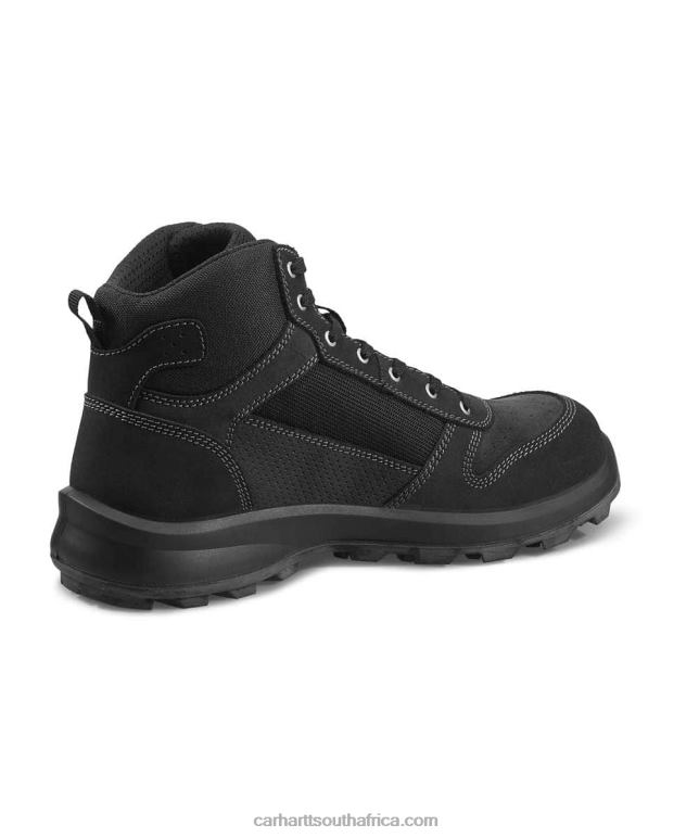 Men Black 6D80X165 Carhartt Michigan Rugged Flex S1P Midcut Safety Boot
