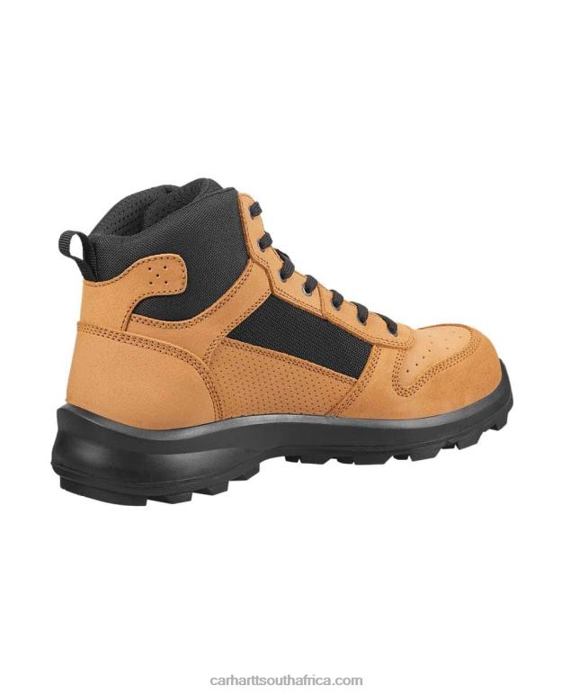 Men Black 6D80X165 Carhartt Michigan Rugged Flex S1P Midcut Safety Boot