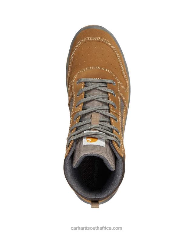 Men Black 6D80X165 Carhartt Michigan Rugged Flex S1P Midcut Safety Boot