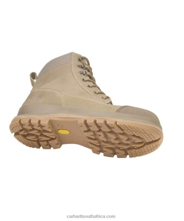 Men Wheat 6D80X160 Carhartt Detroit Rugged Flex S3 6 Inch Zip Safety Boot