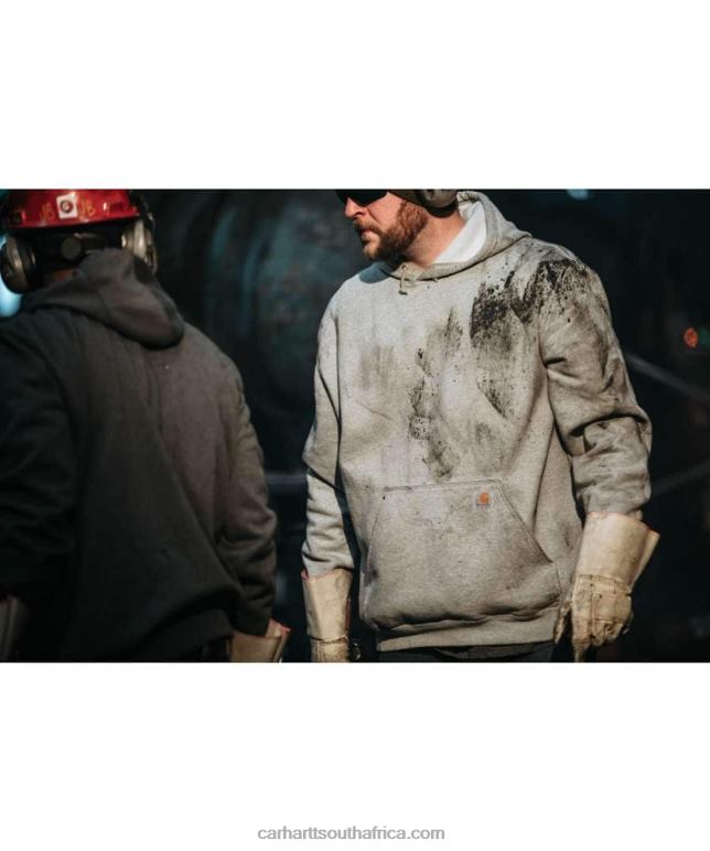 Men Black 6D80X37 Carhartt Loose Fit Midweight Sweatshirt