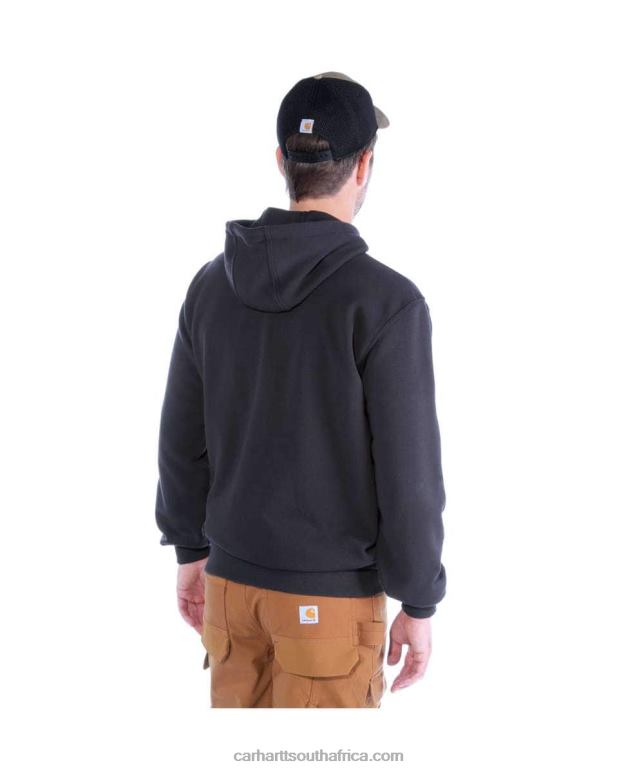 Men Black 6D80X40 Carhartt Loose Fit Midweight Logo Graphic Sweatshirt