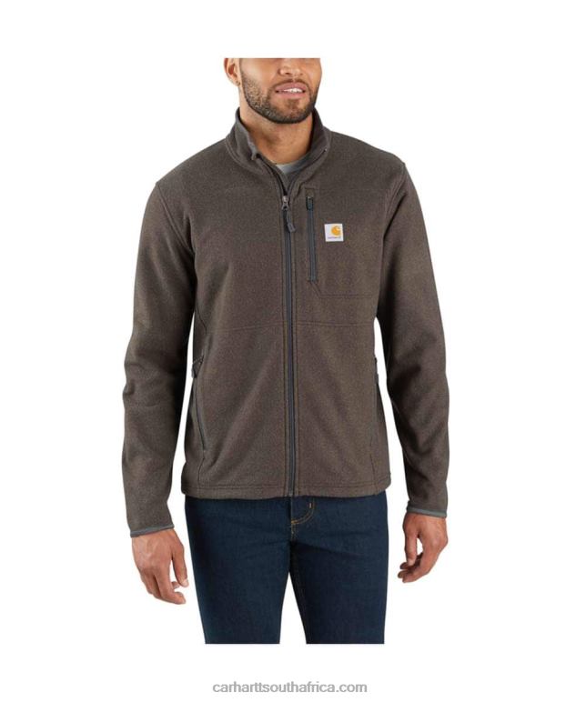 Men Tarmac Heather 6D80X51 Carhartt Dalton Full Zip Fleece