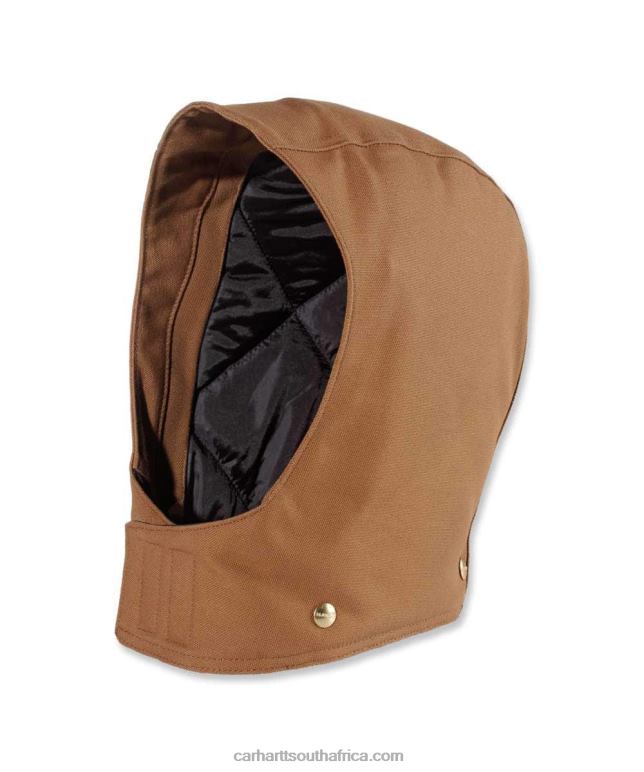 Men Black 6D80X32 Carhartt Firm Duck Insulated Hood