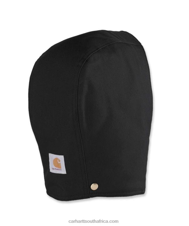 Men Black 6D80X32 Carhartt Firm Duck Insulated Hood