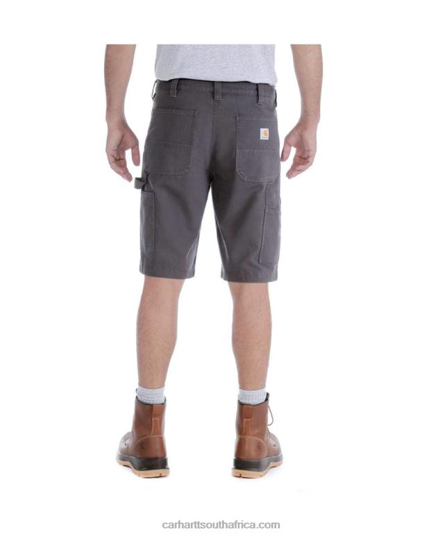 Men Shadow 6D80X152 Carhartt Rugged Flex Relaxed Fit Canvas Utility Work Short