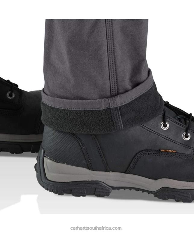 Men Basil 6D80X55 Carhartt Rugged Flex Relaxed Fit Ripstop Cargo Fleece-Lined Work Pant