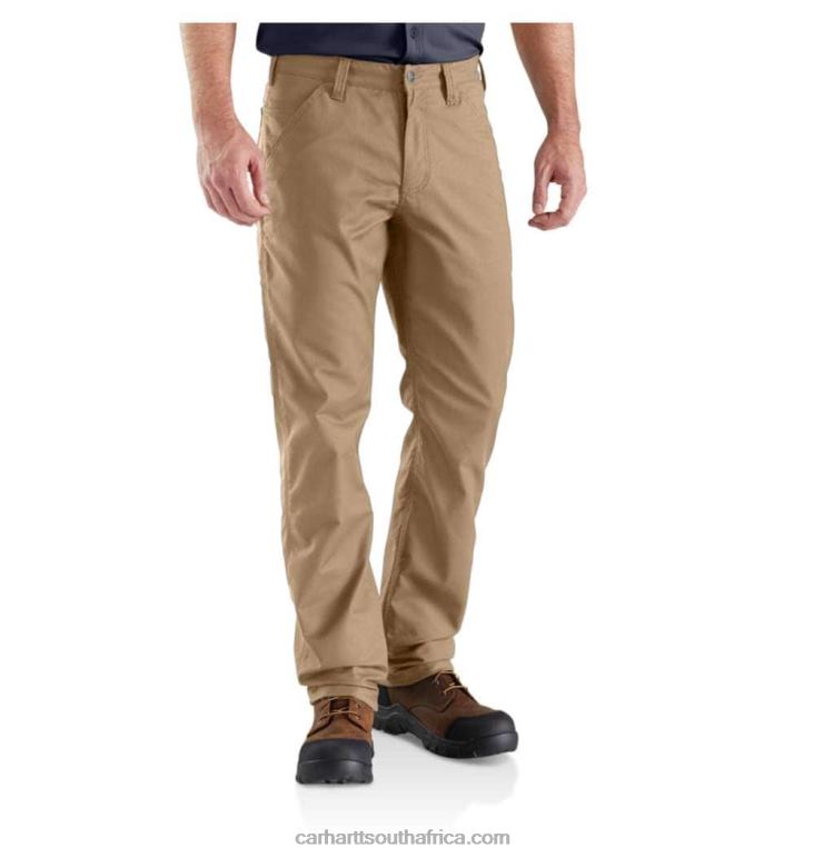 Men Black 6D80X56 Carhartt Rugged Professional Series Rugged Flex Relaxed Fit Canvas Work Pant