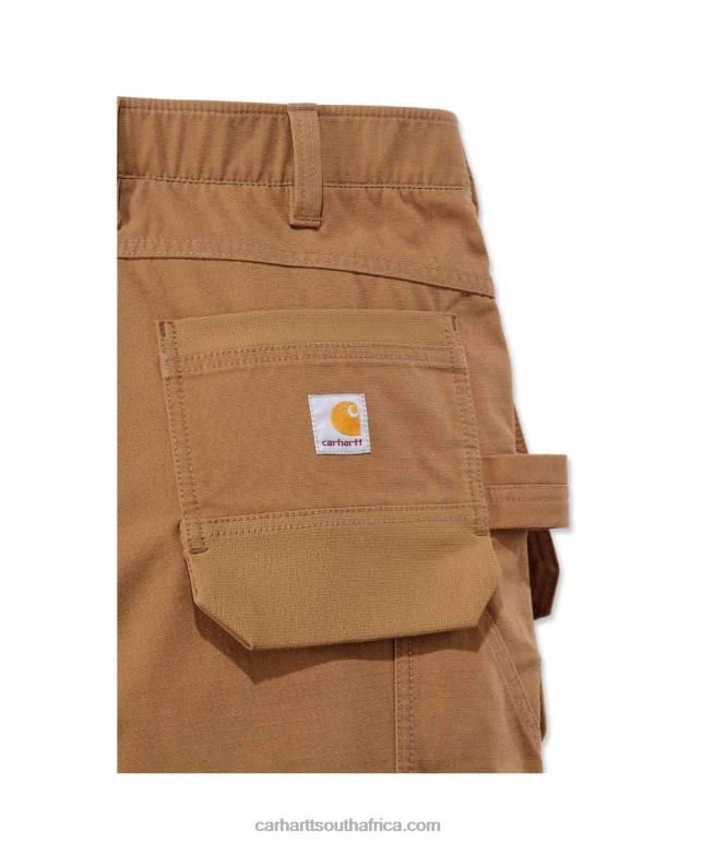 Men Black 6D80X62 Carhartt Steel Rugged Flex Relaxed Fit Double-Front Cargo Multi-Pocket Work Pant