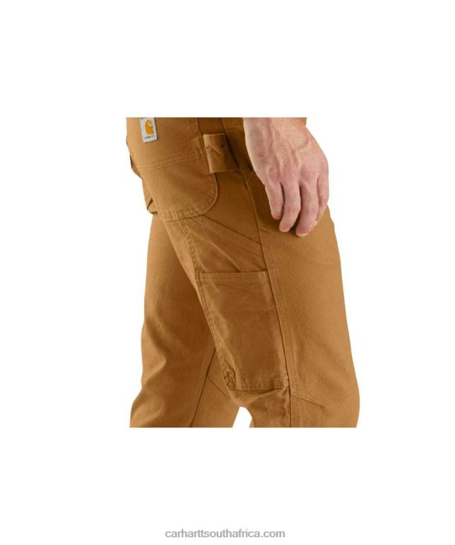 Men Black 6D80X67 Carhartt Rugged Flex Straight Fit Duck Tapered Leg Utility Work Pant