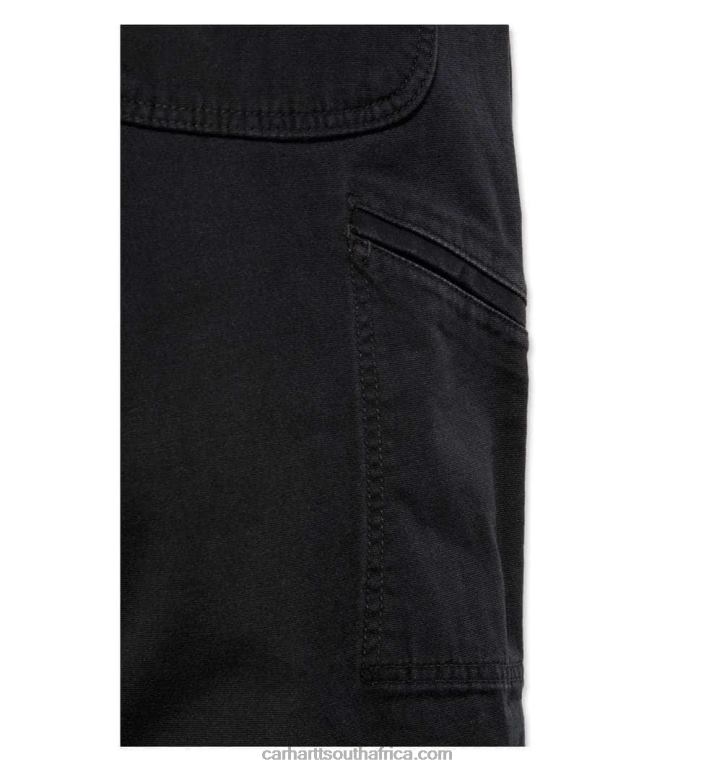 Men Dark Khaki 6D80X70 Carhartt Rugged Flex Relaxed Fit Canvas Work Pant