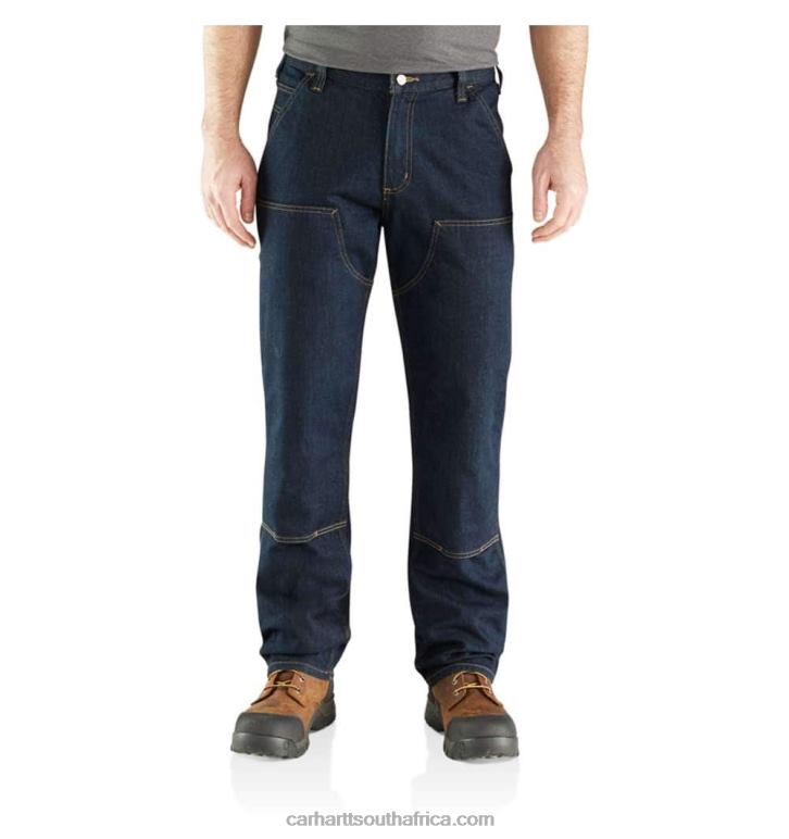 Men Erie 6D80X65 Carhartt Rugged Flex Relaxed Fit Double-Front Utility Jean