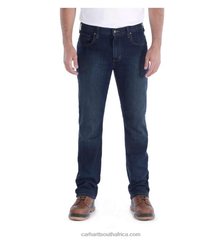 Men Erie 6D80X71 Carhartt Rugged Flex Slim Fit 5-Pocket Tapered Jean