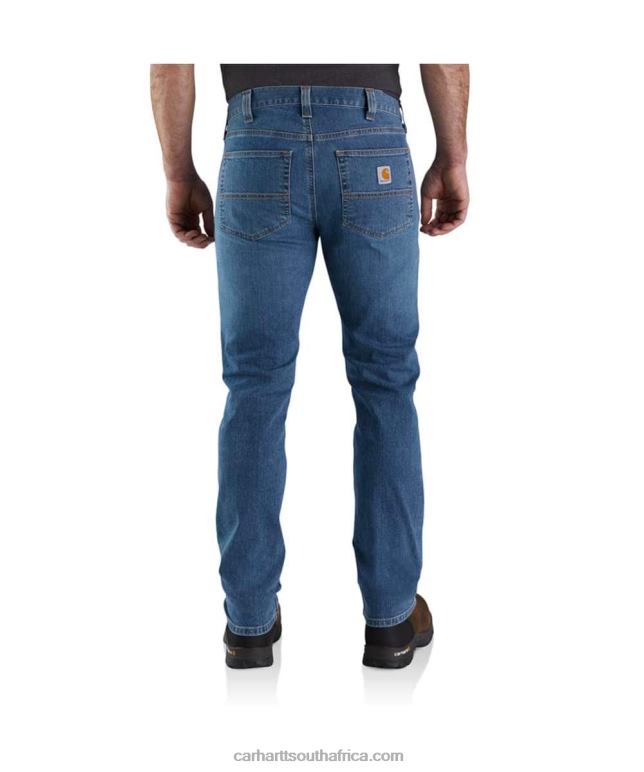 Men Erie 6D80X71 Carhartt Rugged Flex Slim Fit 5-Pocket Tapered Jean