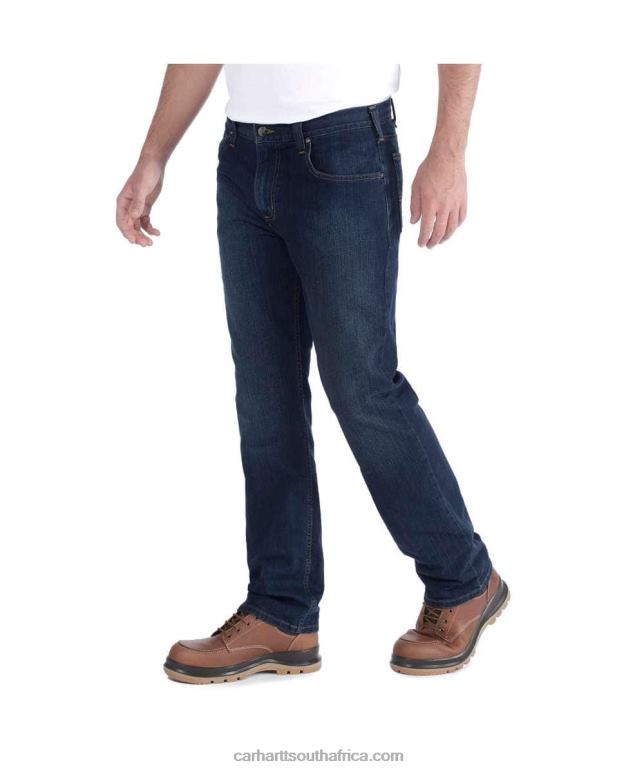 Men Erie 6D80X71 Carhartt Rugged Flex Slim Fit 5-Pocket Tapered Jean