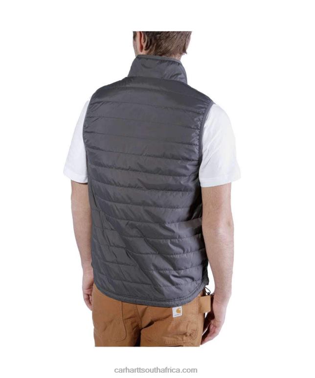 Men Black 6D80X104 Carhartt Rain Defender Relaxed Fit Lightweight Insulated Vest