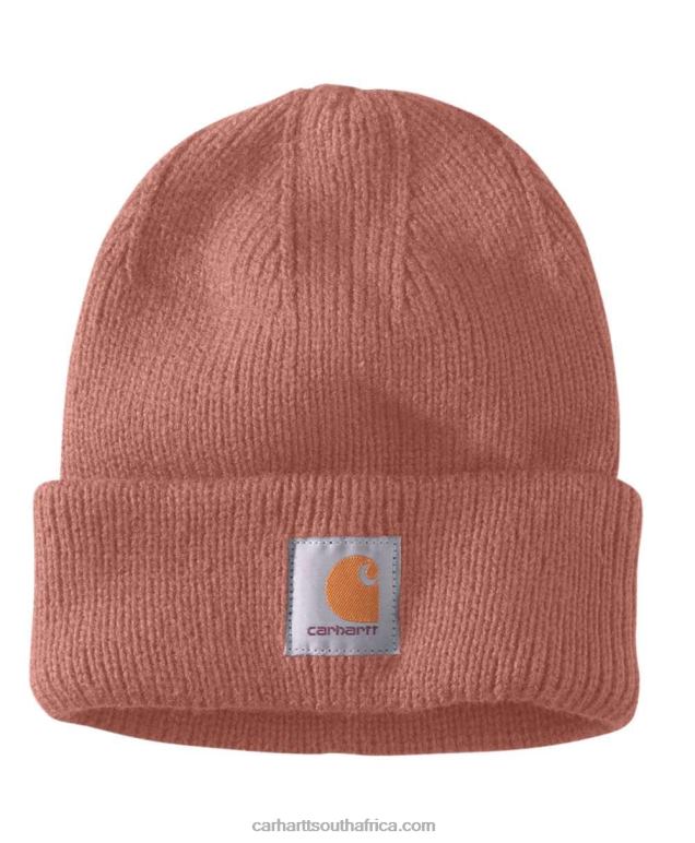 Women Basil Jade Marl 6D80X215 Carhartt Rib Knit Acrylic Hat