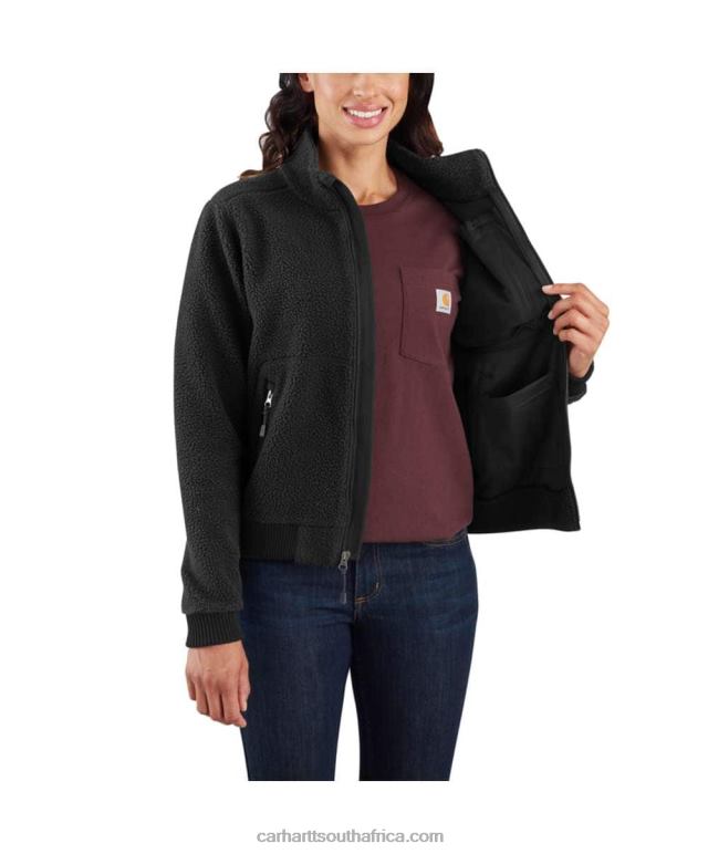 Women Black 6D80X207 Carhartt Fleece Jacket