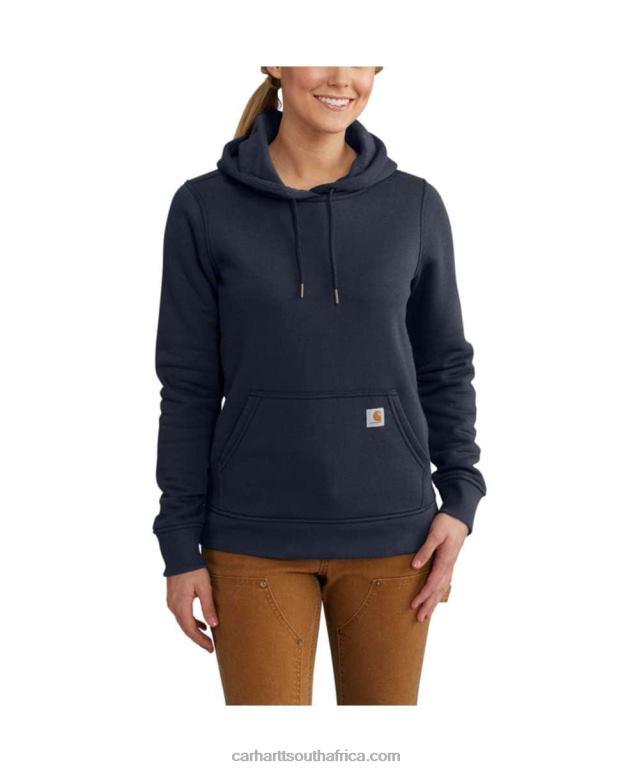 Women Black 6D80X209 Carhartt Relaxed Fit Midweight Sweatshirt