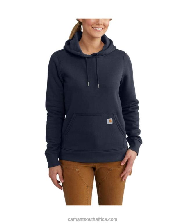 Women Black 6D80X209 Carhartt Relaxed Fit Midweight Sweatshirt