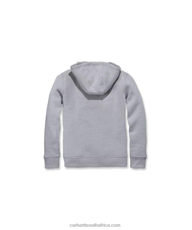 Women Black 6D80X209 Carhartt Relaxed Fit Midweight Sweatshirt