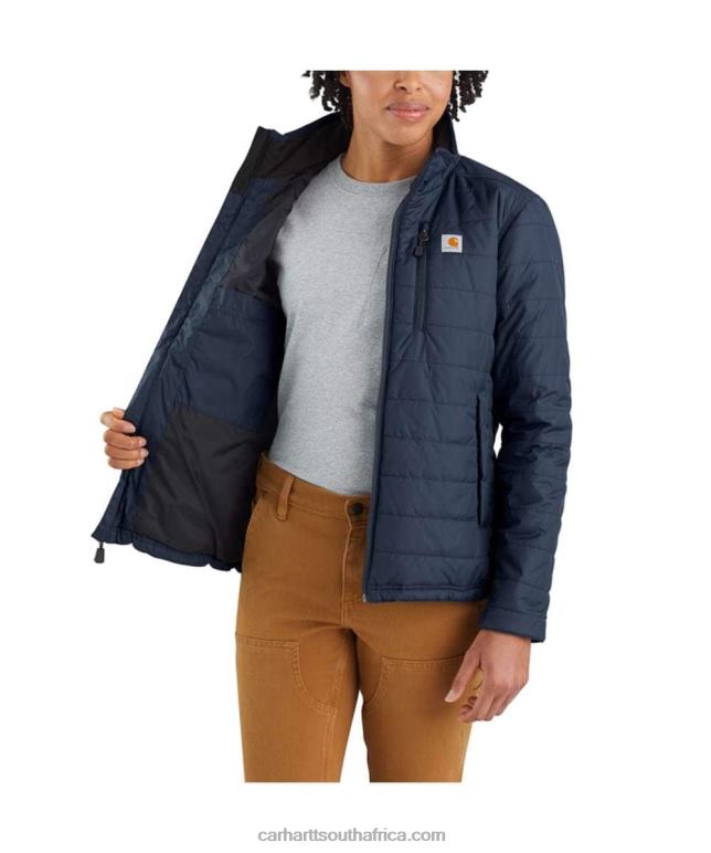 Women Black 6D80X190 Carhartt Rain Defender Relaxed Fit Lightweight Insulated Jacket