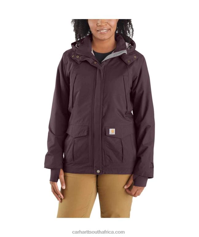 Women Black 6D80X193 Carhartt Storm Defender Relaxed Fit Heavyweight Jacket