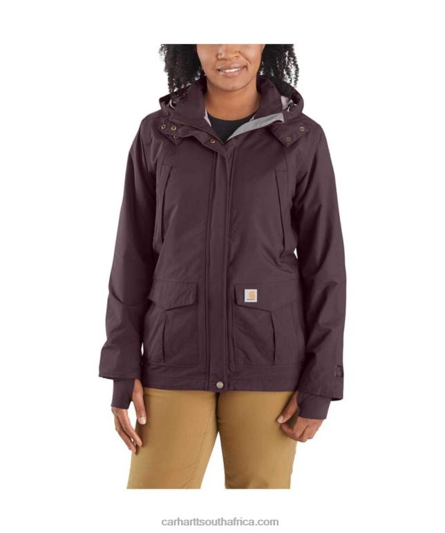 Women Black 6D80X193 Carhartt Storm Defender Relaxed Fit Heavyweight Jacket