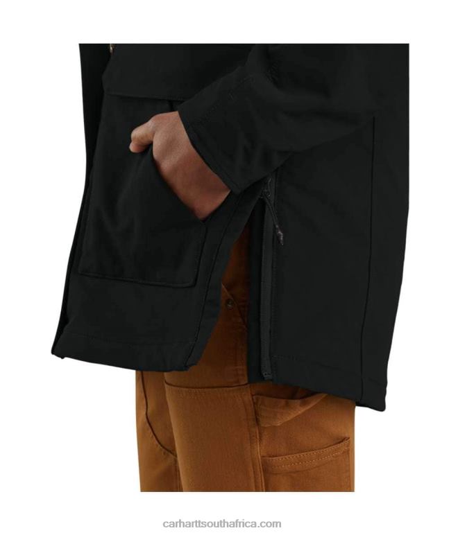 Women Black 6D80X194 Carhartt Super Dux Relaxed Fit Insulated Traditional Coat